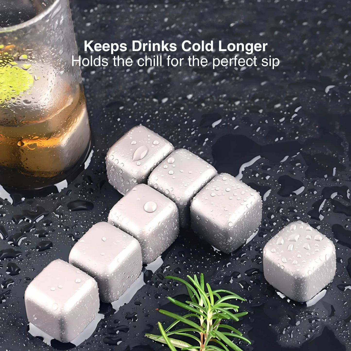 Titan Haus™ Pure Titanium Ice Cubes
