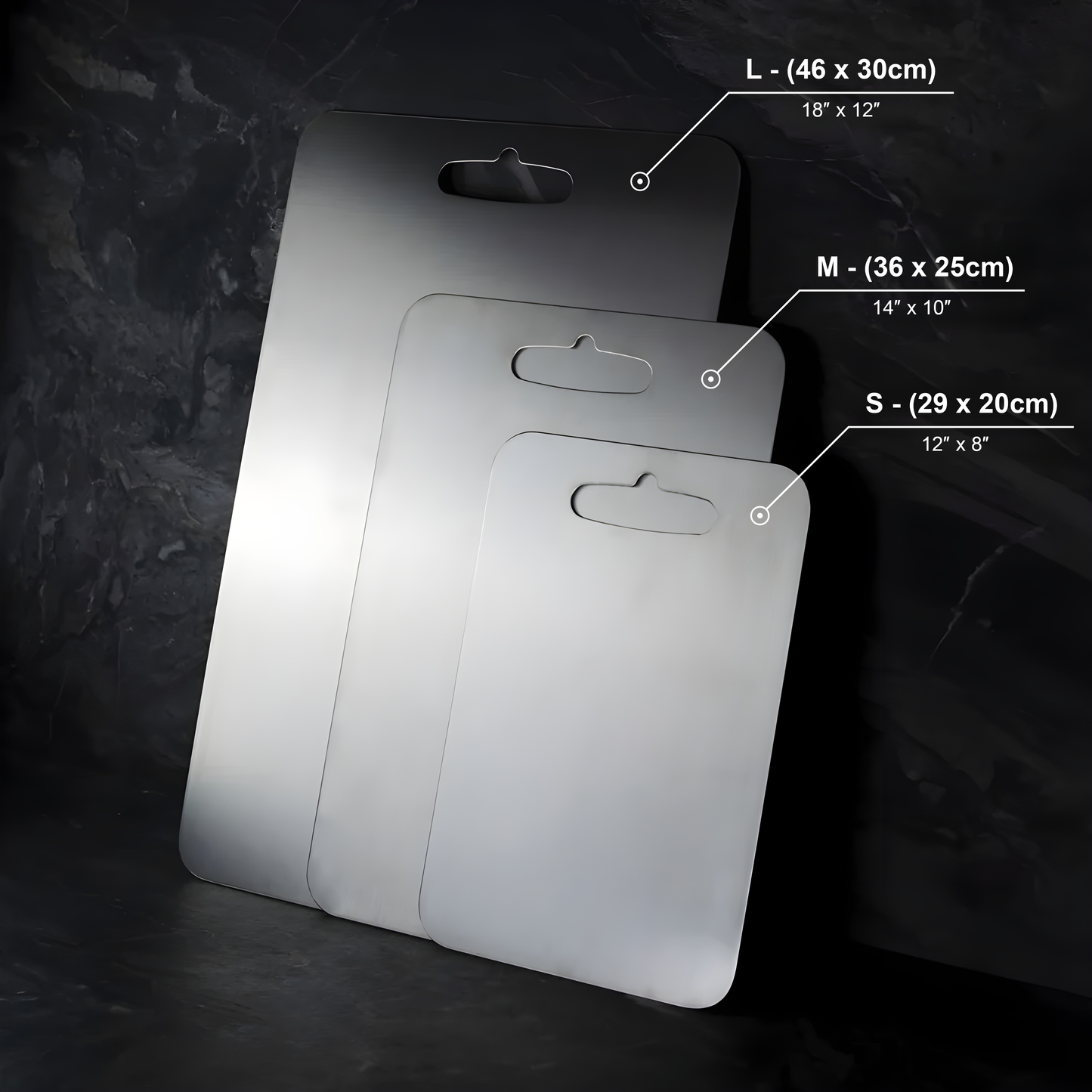 Certified Titan Haus™ Pure Titanium Cutting Board